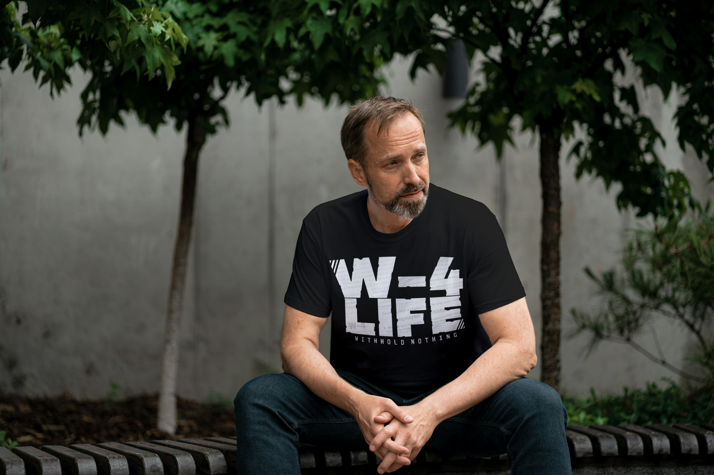 W-4 Life - Withhold Nothing / Black Short Sleeve TShirt