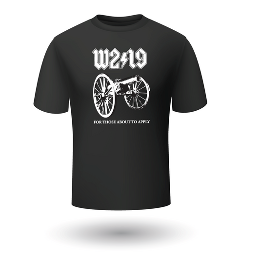 W2/19 For Those About To Apply | Dark Gray Short Sleeve T-Shirt